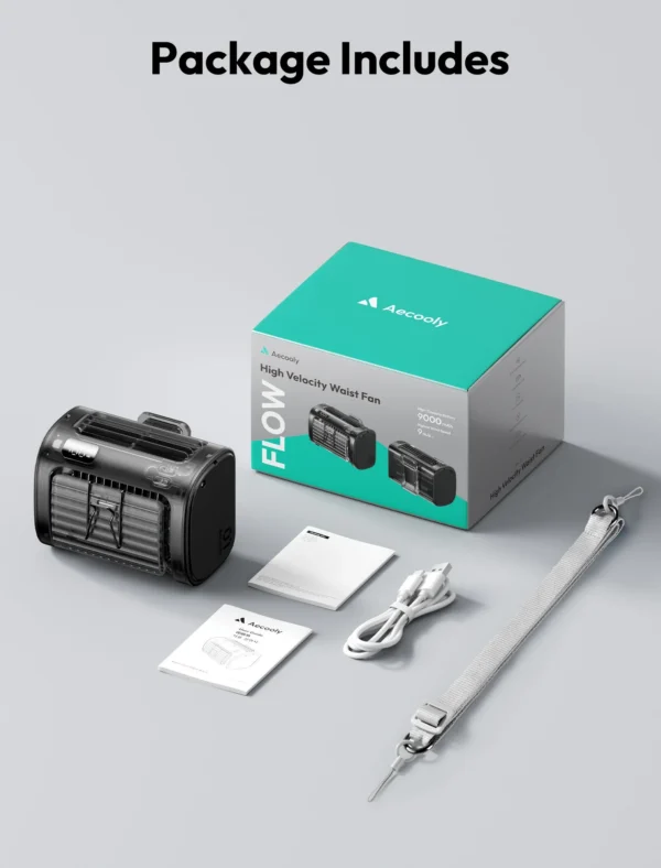 Flow 9000mAh | High Velocity Waist Fan