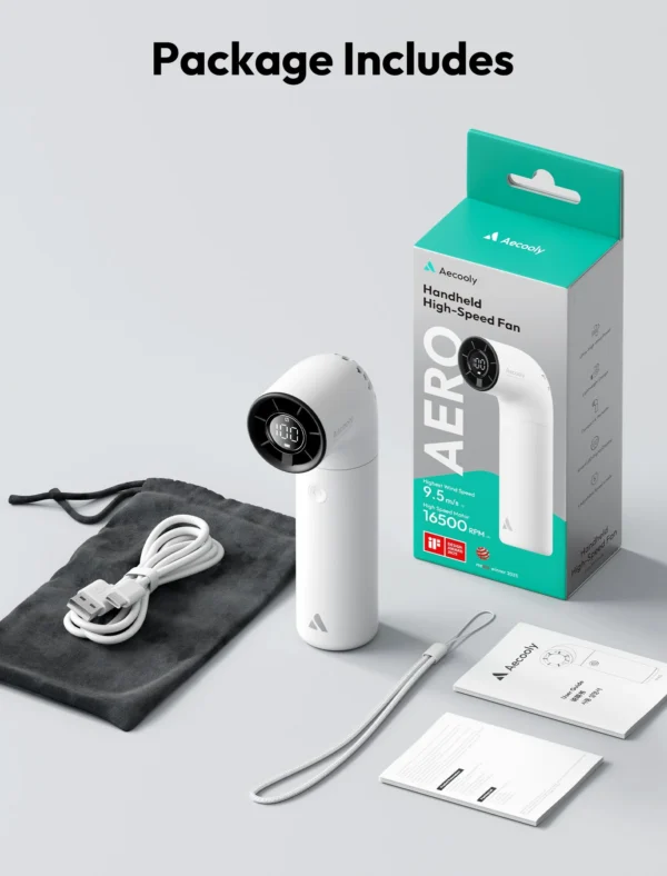 Handheld High-Speed Fan Aero-3500mAh