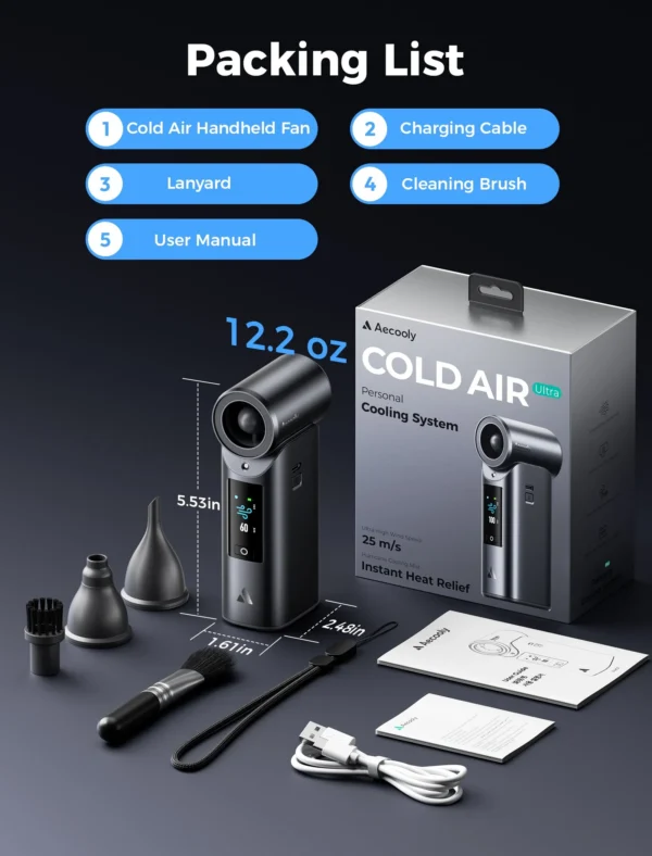 Portable Misting Fan Cold Air Ultra