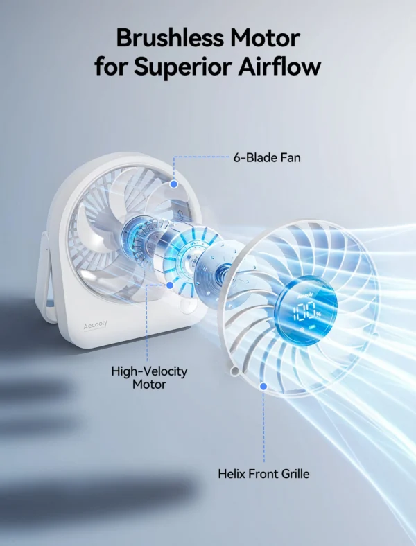 Portable Table Fan Chic 02