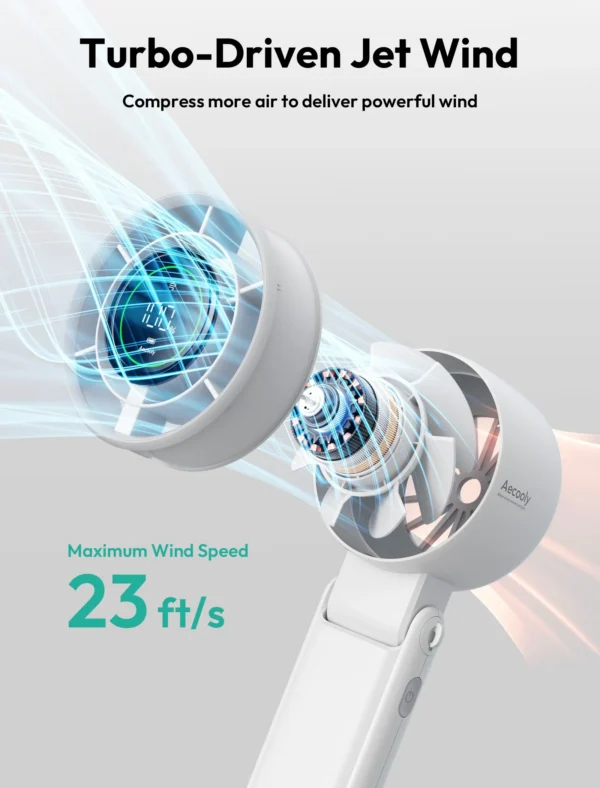 Portable Handheld Fan Halo 02