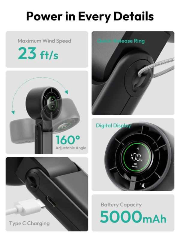 Portable Handheld Fan Halo 02