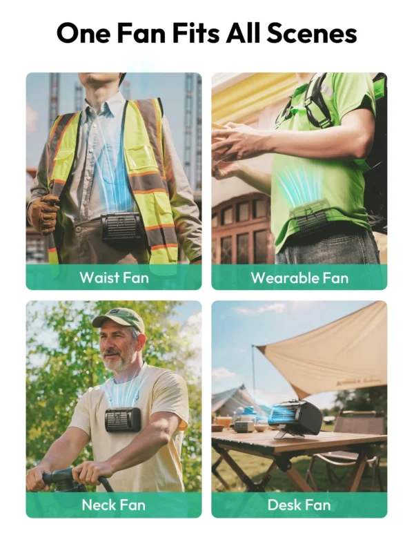 Flow 9000mAh | High Velocity Waist Fan