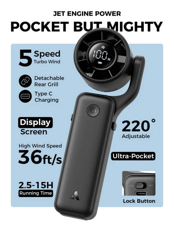 Portable Handheld Fan Air Gimbal -CAPY LULU Eidtion