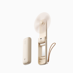 Foldable Handheld Fan Pocket 01 Mirror