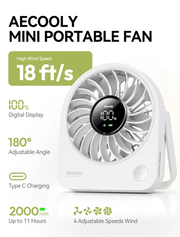 Portable Table Fan Chic 02