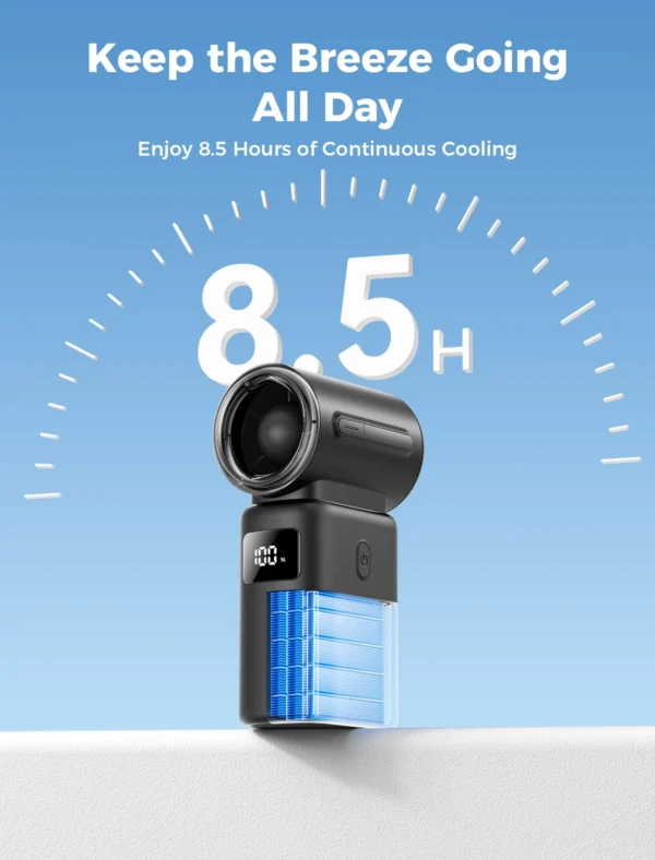 Portable Handheld Fan Air Mate & 2200mAh Power Bank