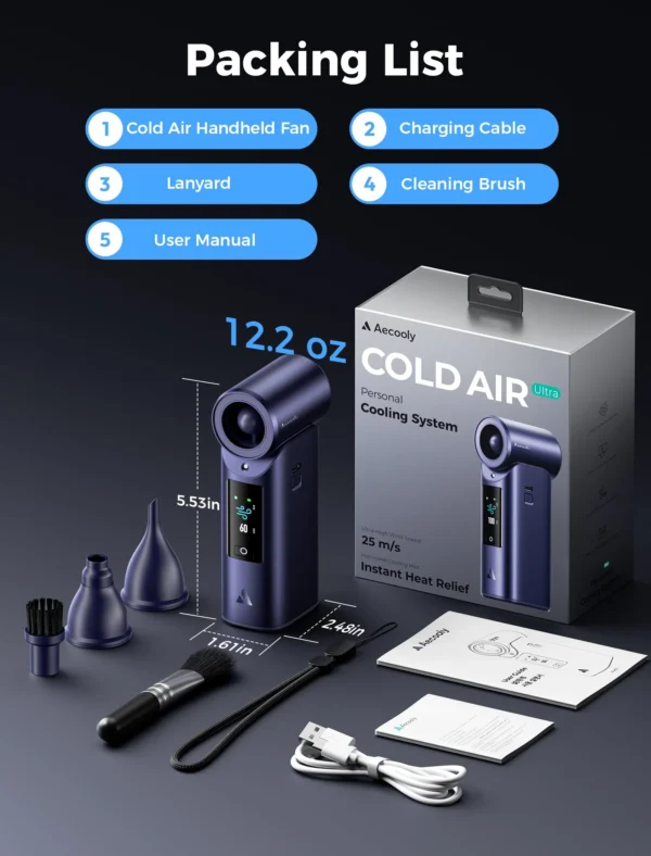 Portable Misting Fan Cold Air Ultra
