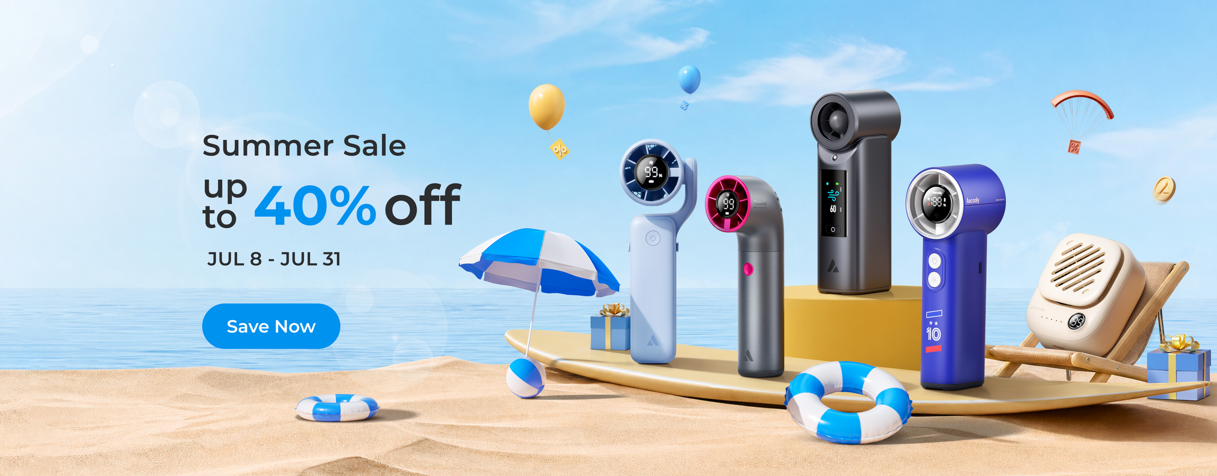 Aecooly summer sale personal cooling lineup