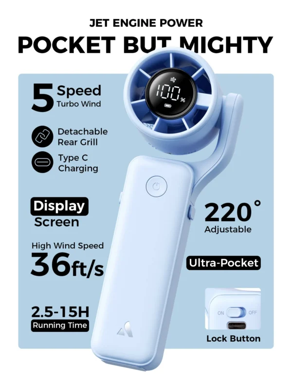 Portable Handheld Fan Air Gimbal -CAPY LULU Eidtion