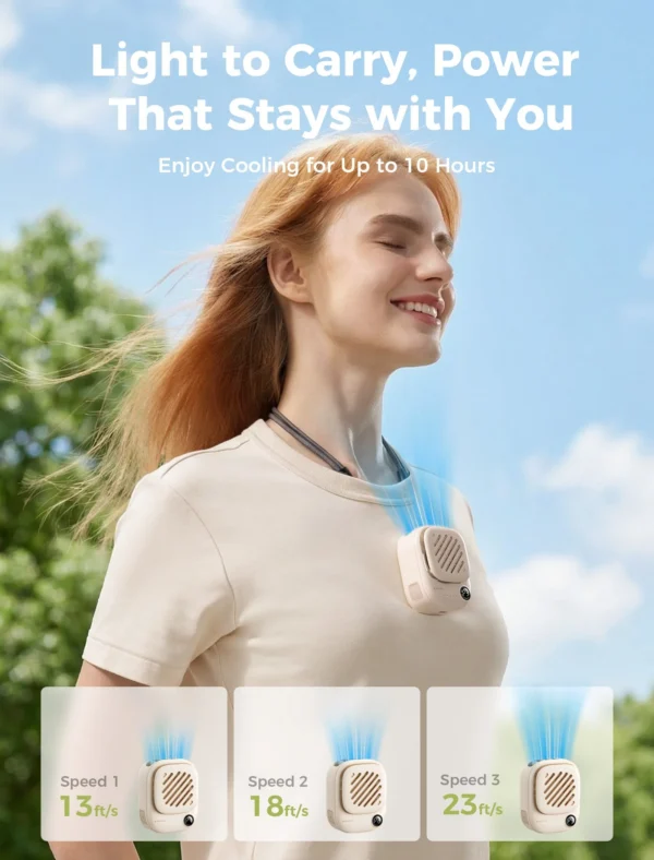 Mini Portable Neck Fan Click 01