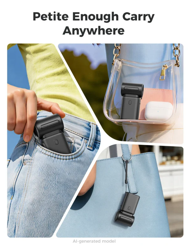 Portable Handheld Fan Air Mate & 2200mAh Power Bank