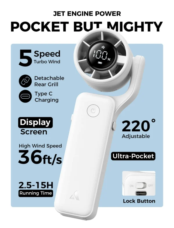 Portable Handheld Fan Air Gimbal -CAPY LULU Eidtion