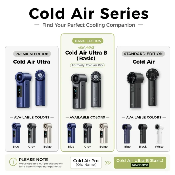 Portable Misting Fan Cold Air Ultra B(Basic) 6000mAh