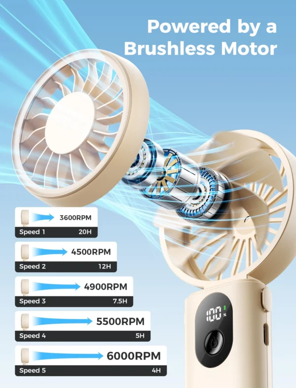 Portable Handheld Fan Halo 04