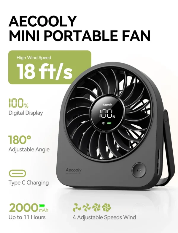 Portable Table Fan Chic 02