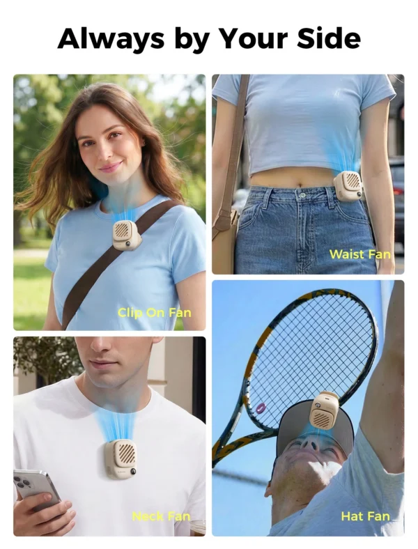 Mini Portable Neck Fan Click Clip