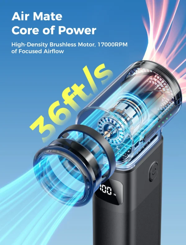 Portable Handheld Fan Air Mate & 5000mAh Power Bank